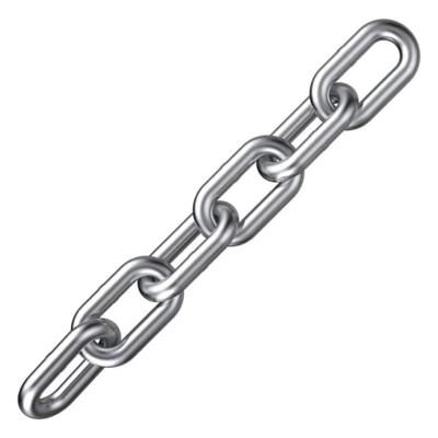 China Surface AISI 304 316 For Sale Customized Stainless Steel Link Chain DIN763 Round Link Chain for sale