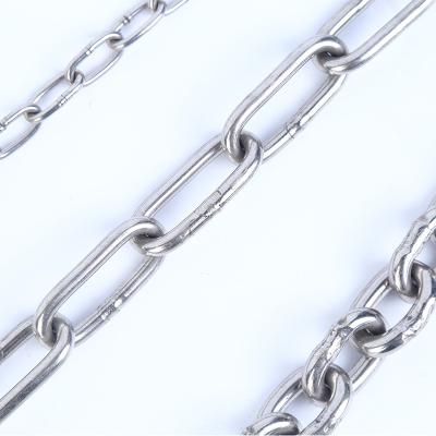 China Wholesale Customized Outdoor Factory Price Stainless Steel Welded Link Chain for sale