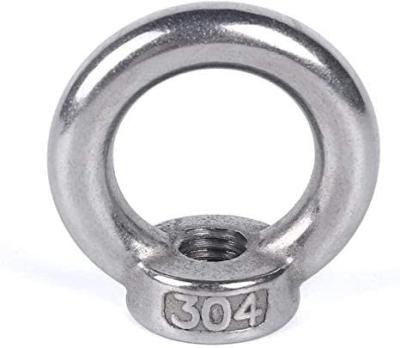 China Automotive Industry Available Stainless Steel DIN 582 Sample Ring Shape Oval Eye Threaded NutHot Selling Products for sale