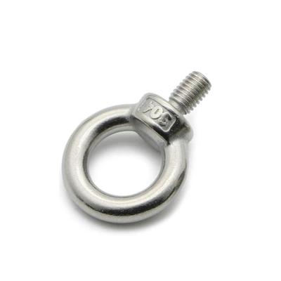 China Automotive Industry Stainless Steel 304 Ring Nuts Anchor Ring Shape Oval Eye Threaded Lifting Nut for sale