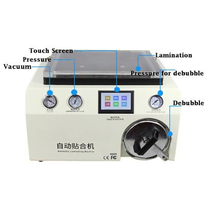 China TBK 408A 15 Inch 2 Inch Cell Phone LCD Screen Refurbishment in 1 OCA Laminating Machine and Debubbler Machine for Curved and Straight Screen Mobile Tablet for sale