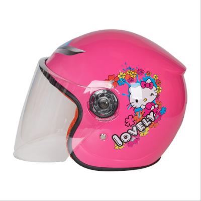 China 2022 Hot Selling ABS Cartoon Design Helmet Kids Full Color Printed Helmet With EPS Lining for sale