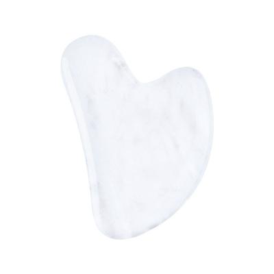 China Face In stock Factory wholesale Clear quartz Gua Sha Board Jade Facial Gua sha Massage Tool for sale