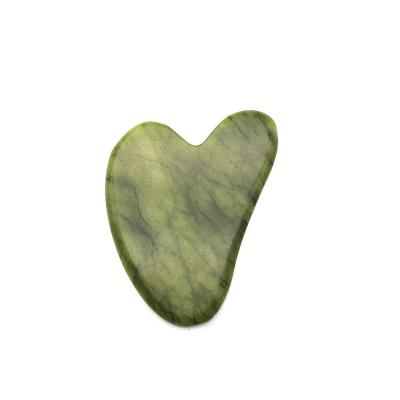 China Face Fast shipping Wholesale price Green Jade Gua Sha Anti againg Gua sha Massage Tool for sale