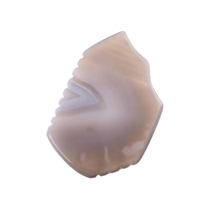 China Face Stripped natural agate gua sha massage tool for Face and body acupoint massage lifting skin gua sha tools for sale