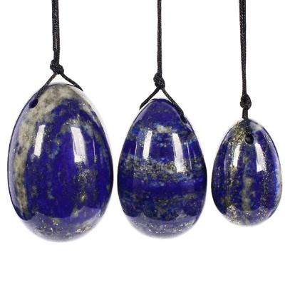 China China Yoni Eggs Wholesale Natural Lapis Lazuli Gemstone Jade Yoni Eggs For Vaginal Exercise for sale