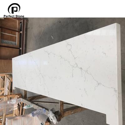 China Modern Quartz Countertops For Kitchen Quartz Countertops With Vein for sale