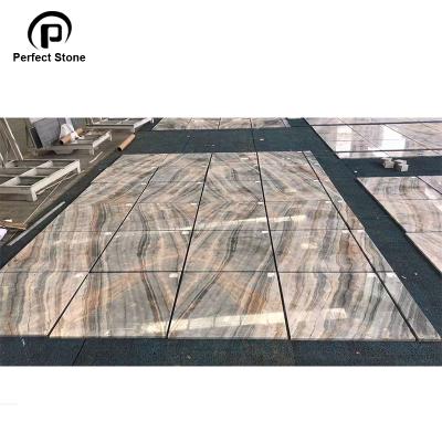 China Modern Palissandro Marble Natural Marble Slab For Interior Wall Decoration for sale