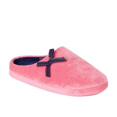 China White and purple super bowknot girls pink indoor slippers women lace white and purple super bowknot girls indoor slippers women for sale