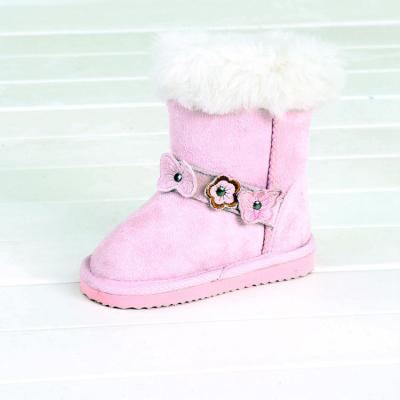 China 2014 New Hot Pink Snow Boot Non-slip Snow Boot For Kids for sale