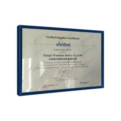 China Wamshin Plastic Blue Frame 1.8 mm 2.5mm MDF Clear Glass Board A3 A4 30*40cm Plastic Picture Certificate Frame for sale