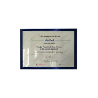 China Wamshin Image Certificate Frame 1.8 mm 2.5mm MDF Wooden Blue Clear Glass Board A3 A4 Aluminum Frame for sale