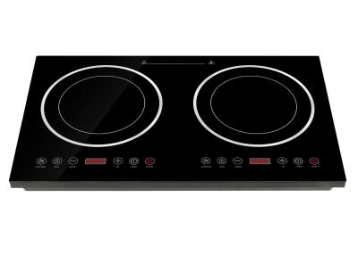 China 90cm Dual Burner Slim Induction Cooker Cooktop OEM for sale