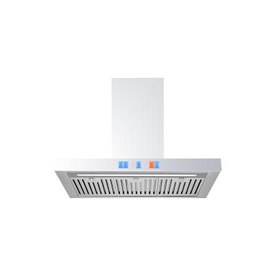 China 600mm Electric T Shape Chimney Hood Range Chimney 36 Inch for sale