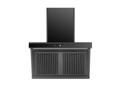 China Stainless Steel Touch Panel LED Lighting High-end Range Hood With Baffle Filter Copper Wire Motor And 3 Speeds VX8 for sale