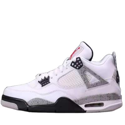 China 2021 Durable Lightweight Breathable Sports Factory Designer Custom Aj 4 Wholesale High Quality Men's Basketball Shoes From Logo Design Sports Shoes Manufacturer for sale