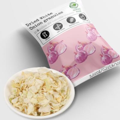 China Cheapest price air dry dry dehydrated onion flakes premium natural white onion granules for sale