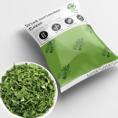 China Dried Dehydrated Vegetables Dried Coriander Flakes In Low Price for sale