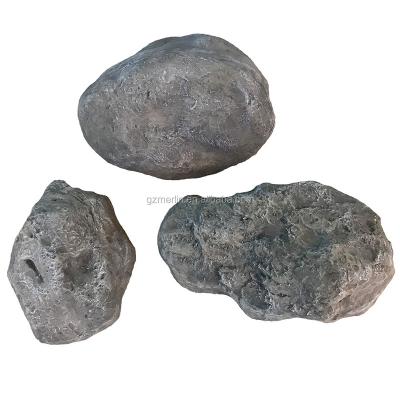 China Modern Wholesale Faux Rocks For Wall Decorative Artificial Fiberglass Stones for sale