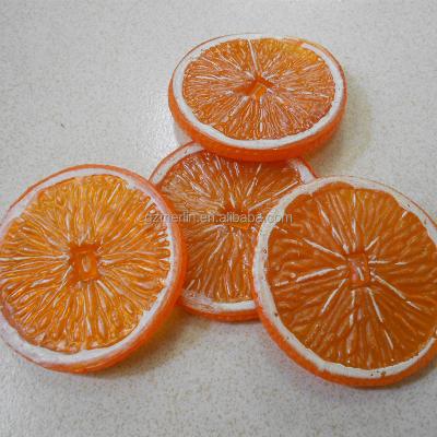 China Simulation Orange Slices Lime Slice Fake Simulation Fruit Artificial Lemon Kiwi Lime For Wedding Party Decoration for sale