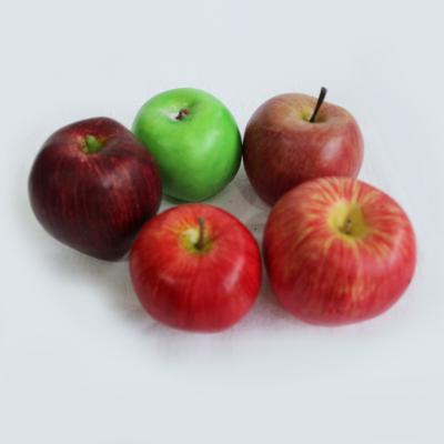 China Green Apple Simulated Decorative Artificial Fruit Green Apple Apple for sale