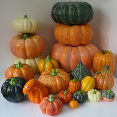 China Simulation Pumpkin Helloween Simulation Pumpkin For Decoration Artificial Fruit 9cm for sale