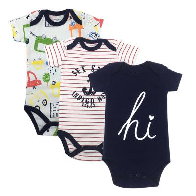 China Creathable Baby Romper Jumpsuit Short Sleeve One Piece Clothing for sale