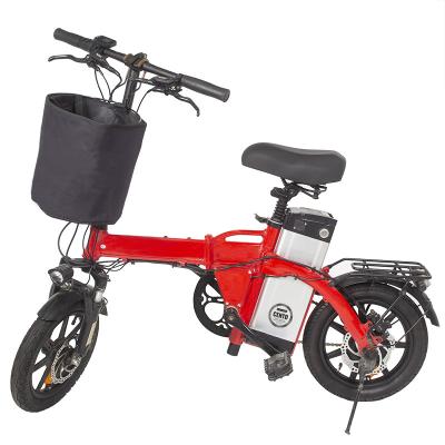 China Aluminum Alloy Fashion Red Color Black Adult Folding Bikes Bicycle From China for sale