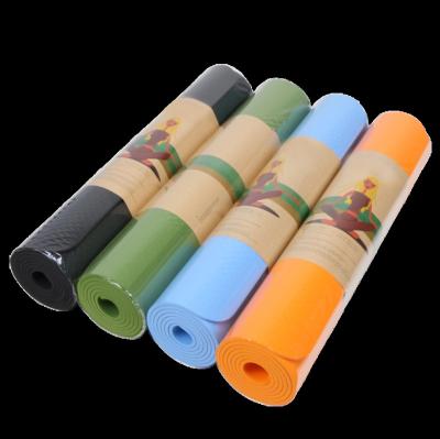 China New Rose Mats Custom Printed Eco Friendly Yoga Band Black Purple Waterproof Blue Green Body OEM Customized Logo Packing Opp for sale