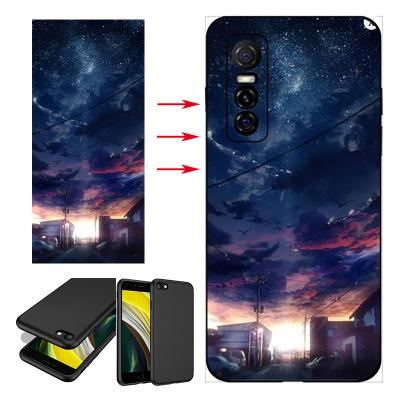 China Customized Print Flexible Soft Matte Shockproof Anti-Slip Lightweight Rugged Back Cover For VIVO S9 S7 S6 S5 NEX for sale