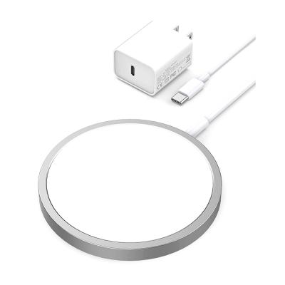 China 20W PD High Speed ​​Wall Charging Magnetic Plug 15W Qi Wireless Charger For iPhone Samsung AirPods pro for sale