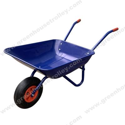 China Popular garden/yard 65L metal wheelbarrow wheelbarrow for European market WB5204 for sale