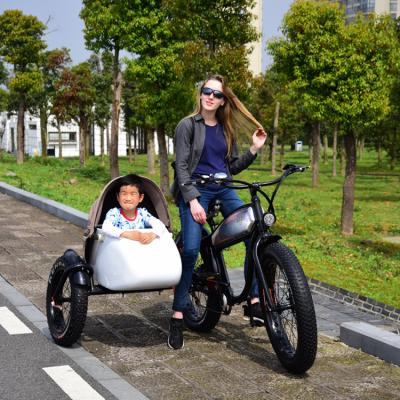 China Aluminum alloy the new 3 wheel 26 inch electric bicycle than other fat tire electric bicycles are used to carry goods adults and electric ebike for sale