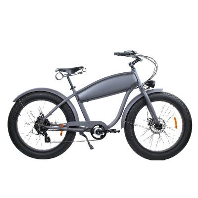 China Aluminum Alloy Most Attractive Aluminum Alloy Frame Fat Bike Beach Ebike 26 Inch Cruiser Electric Bike 48v Fatbike for sale