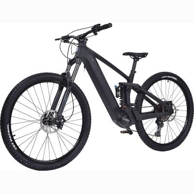 China Carbon Fiber Electric Bike 29 Inch Full Suspension /48V 500W Carbon Motor /48V 500W Motor E Bikes Fat Bikes Fiber Electric Center Bike for sale