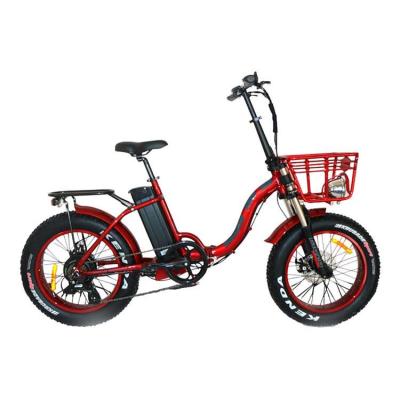 China Aluminum alloy lithium-saving electric mountain bike variable speed folding electric fat tire mountain beach snow bike electric bicycle for sale