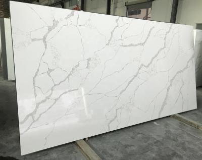 China BOTON STONE Quartz Calacatta Countertops High Quality Polish Artificial White Stone Slab Price Kitchen Table Top for sale