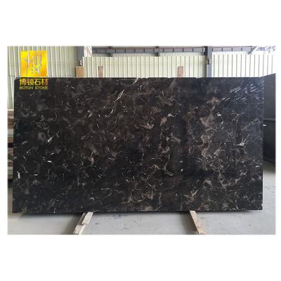 China Modern Factory Chinese Dark Stone Emperador Block Marble Slab for sale