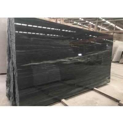 China Modern BOTON STONE High Quality Galaxy Black Marble Slabs Gray Veins Hotel Project Black Marble Flooring Tiles for sale