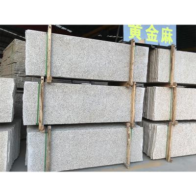 China G602 Industrial Granite Stairs Stone Flamed Outdoor Sesame Gray Granite Tile For Flooring for sale