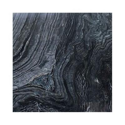 China Contemporary Hot Sale Natural Stone Black Forest Marble Table Tops For Restaurant for sale