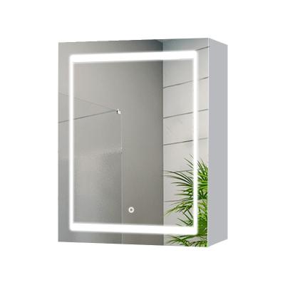 China OEM & ODM Factory Modern Dheem New Design LED Mirror Jewelry Cabinet For Bathroom for sale