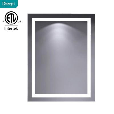 China Bright Customized Bathroom Led Mirror Backlit Modern Style Smart Demister Rectangular Led Mirror for sale