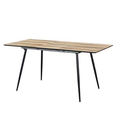 China Hotel Extendable Home Restaurant Single MDF Small Extendable Dining Table for sale