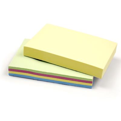 China 76*100mm Clearing Paper Self Adhesive Self Adhesive Memo Pad Wholesale Custom Sticky Notes for sale