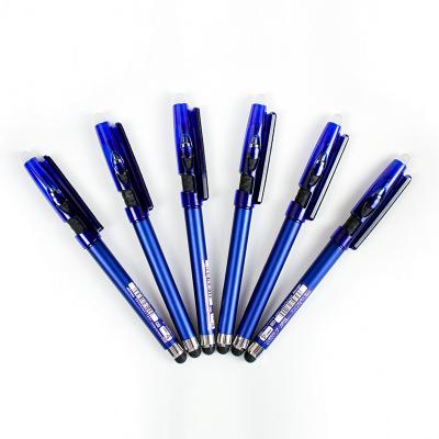 China 0.5mm Normal Blue Ink Pen High Quality Erasable Ballpoint Pens On Paper for sale