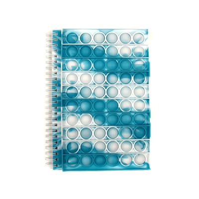 China High Quality Pop Fun Soft/Exquisite Gift/Promotional Decompression Gift This Bubble Buster Diary Free Sample Pop It's Notebook for sale