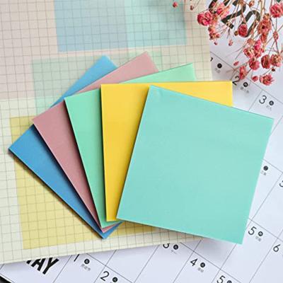 China Customized Colored Self Adhesive Water Resistant Transparent Sticky Notes Wholesale Size Sign Here for sale