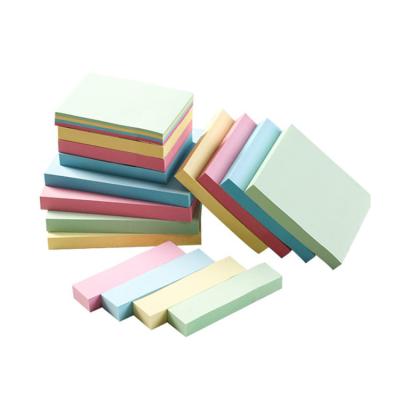 China Manufacturer Supply Self Adhesive CMYK Colors Cheap Neon Sticky Notes Note Set for sale