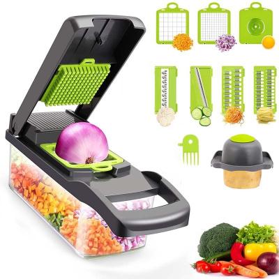 China Viable Multifunctional Chopper Plastic Bowl Vegetable Fruit Slicer Peeler Kitchen Slicers Tools for sale